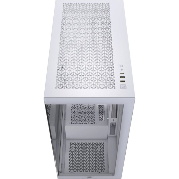 Corsair 3500X Semi Torre Cristal Templado USB-C Blanca