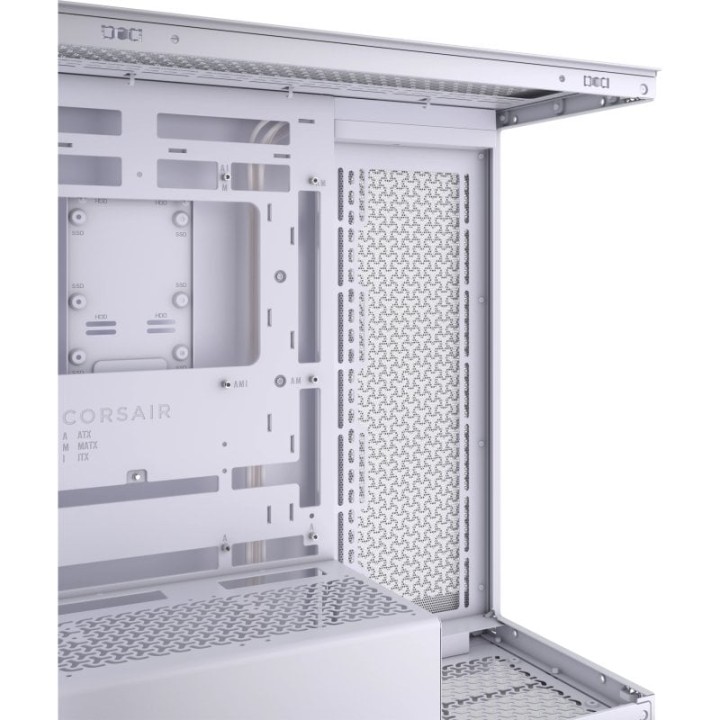 Corsair 3500X Semi Torre Cristal Templado USB-C Blanca