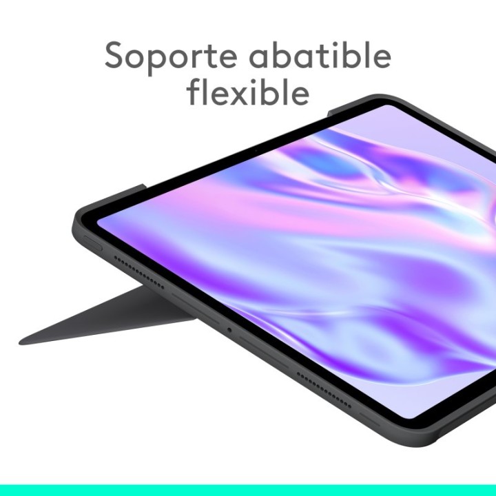 Logitech Combo Touch Funda con Teclado Español QWERTY Grafito para iPad Pro 13" (M4)
