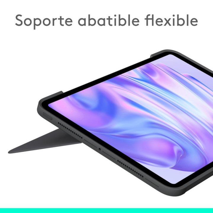 Logitech Combo Touch Funda con Teclado Español QWERTY Grafito para iPad Pro 11" (M4)