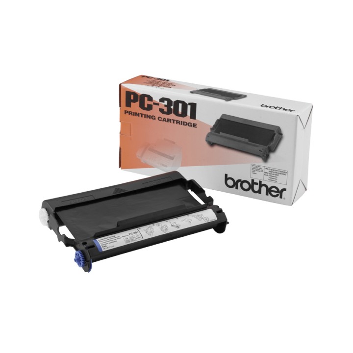 Cartucho y Bobina BROTHER para FAX 235 páginas (PC-301)