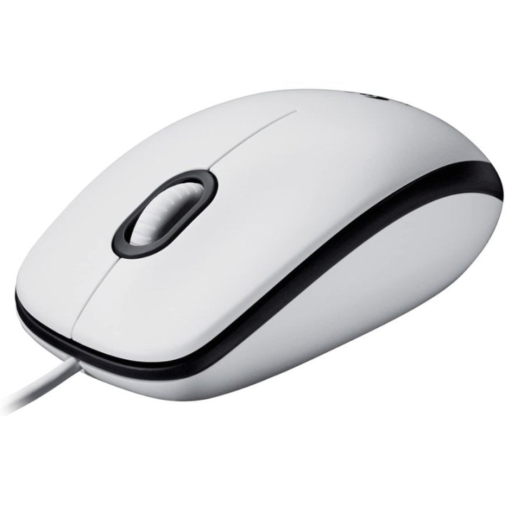 Logitech M100 Ratón Ambidiestro USB 1000 DPI Blanco