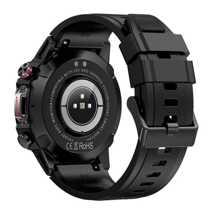 Cool Adventure Smartwatch Amoled Silicona Negro