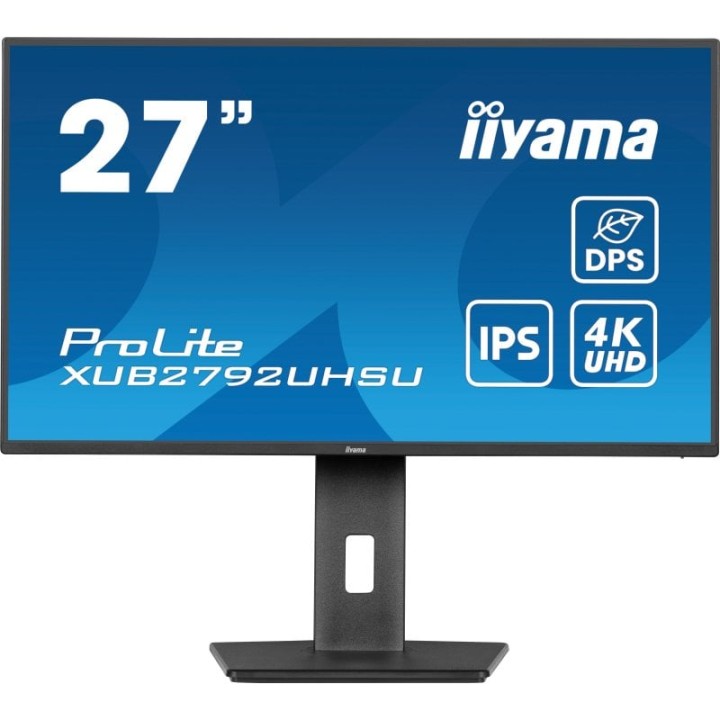 iiyama ProLite XUB2792UHSU-B6 27" IPS 4K 100Hz USB-C Altavoces Altura Ajustable