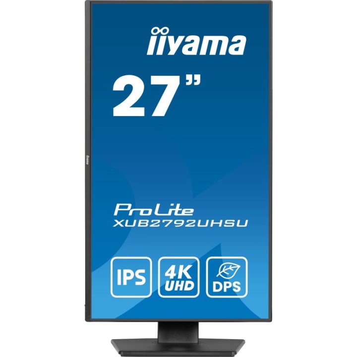 iiyama ProLite XUB2792UHSU-B6 27" IPS 4K 100Hz USB-C Altavoces Altura Ajustable