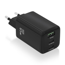Cargador AISENS USB-A/C 65W Negro (ASCH-65W3P042-BK)