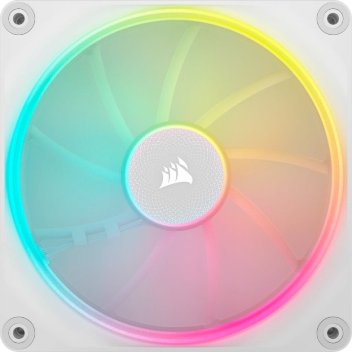 Corsair PWM iCUE LINK LX140 RGB Expansión de Ventilador Único 140 mm Blanco
