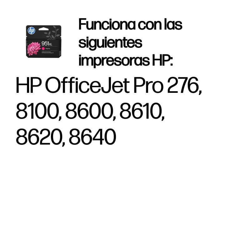 Tinta HP 951XL Magenta 17ml 1500 páginas (CN047AE)