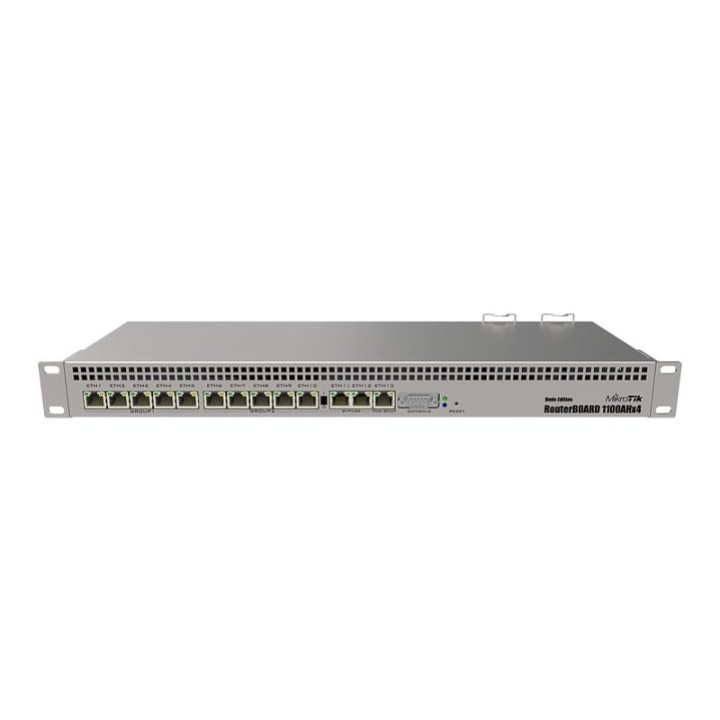 Mikrotik RB1100AHx4 Router Industrial para Rack Gigabit Ethernet 1U 13 Puertos
