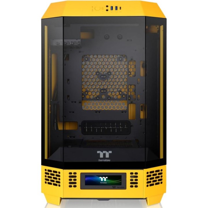 Thermaltake The Tower 300 Bumblebee Micro Tower MATX Cristal Templado USB-C Amarilla