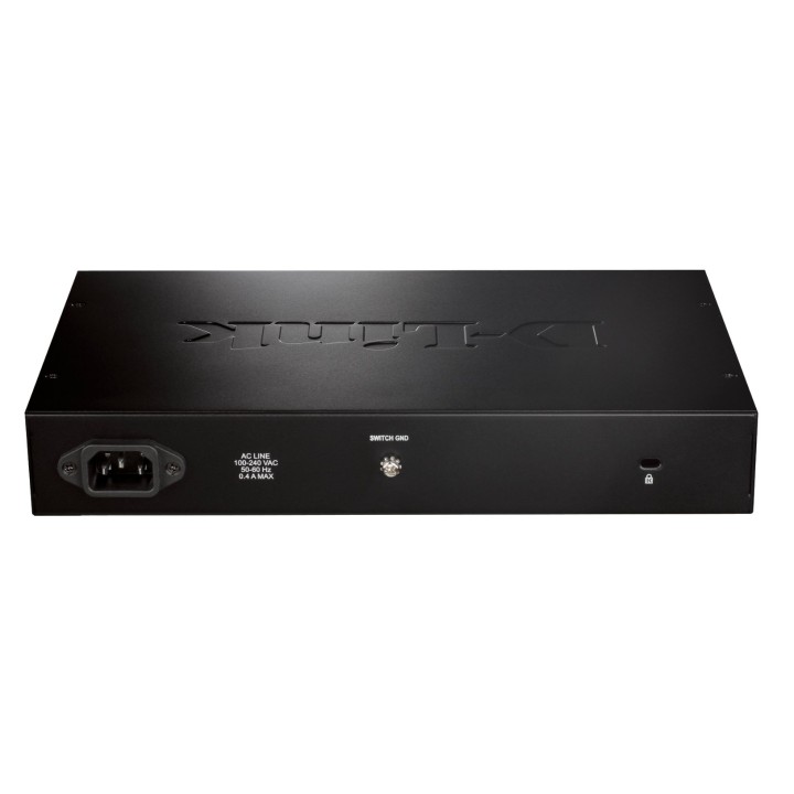 Switch D-Link 16xRJ45 GbE Rack Metal Negro (DGS-1016D)