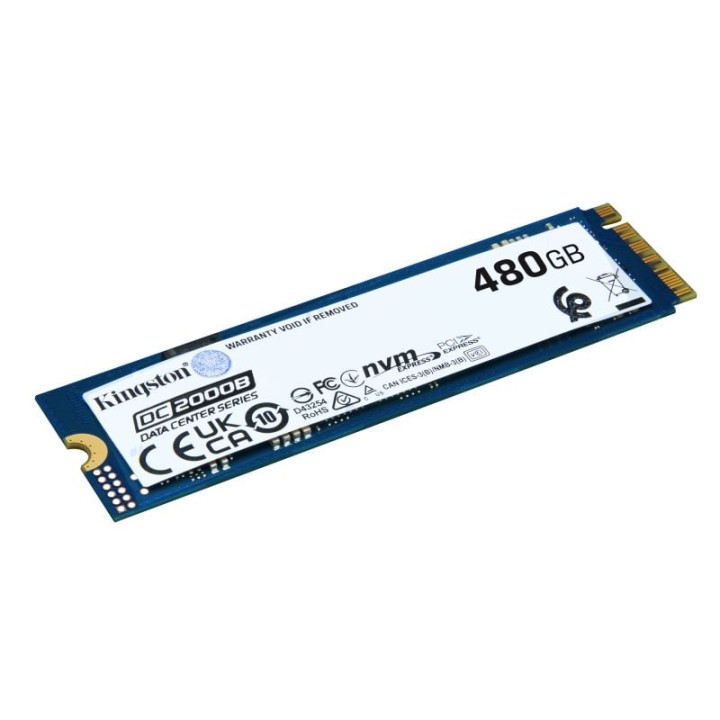 Kingston Technology DC2000B 480GB SSD M.2 PCI Express 4.0 NVMe 3D TLC