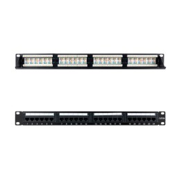 Nanocable 10.21.4124 Panel de Parcheo 24 Puertos Cat 6 UTP 1U
