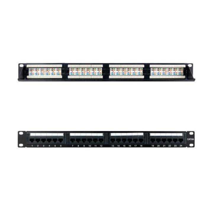 Nanocable 10.21.4124 Panel de Parcheo 24 Puertos Cat 6 UTP 1U