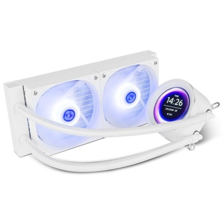 Nox Hummer X-240 LCD Kit Refrigeración Líquida 240mm Blanco