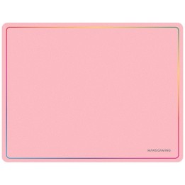 Marsgaming Mmp124 Alfombrilla Gaming 360x260mm Diseño Rainbow Caucho Natural Y Nanotextil Rosa