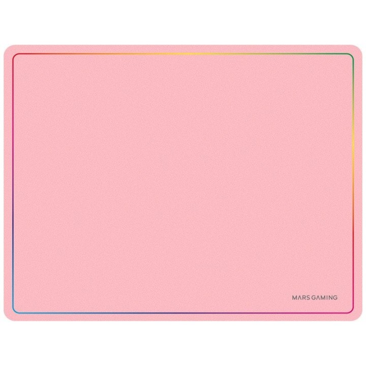 Marsgaming Mmp124 Alfombrilla Gaming 360x260mm Diseño Rainbow Caucho Natural Y Nanotextil Rosa