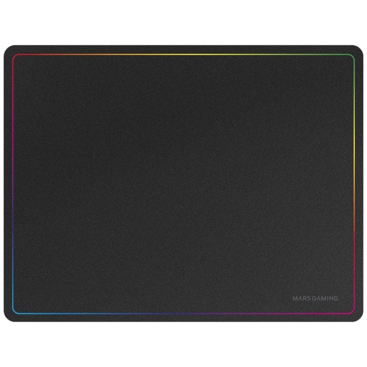 Marsgaming Mmp124 Alfombrilla Gaming 360x260mm Diseño Rainbow Caucho Natural Y Nanotextil Negro