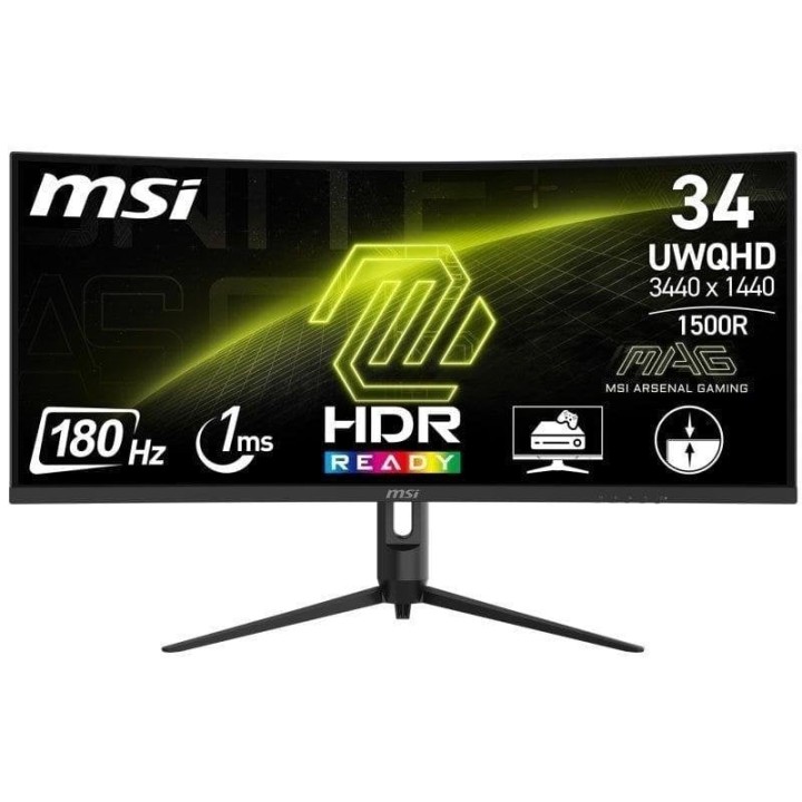 MSI MAG 342CQR E2 34" LED VA UltraWide QHD 180Hz Curva