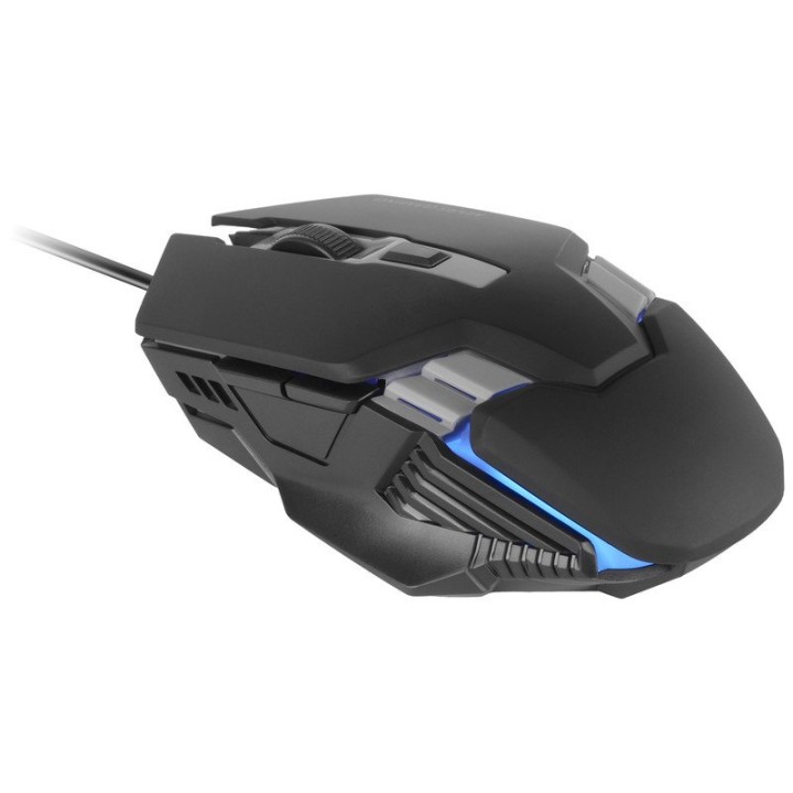 Mars Gaming Mmm024 Ratón Gaming Rgb Flow Sensor Óptico 4000 Dpi Switches Mecánicos Huano Negro