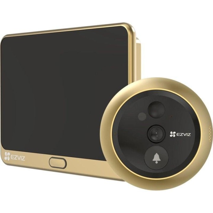 EZVIZ DP2C Mirilla digital WiFi FullHD Dorado