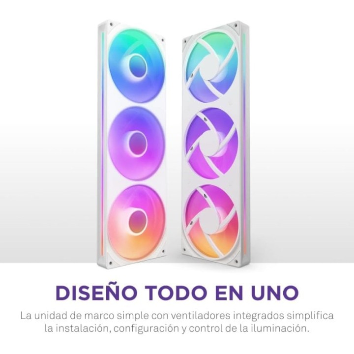 NZXT F360 RGB Core Ventiladores Suplementarios 360mm Blanco