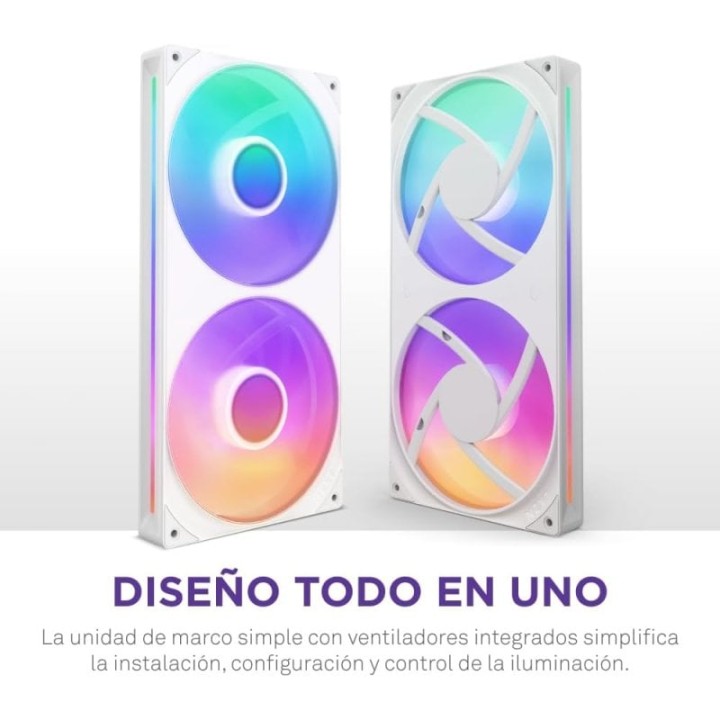 NZXT F240 RGB Core Ventiladores Suplementarios 240mm Blanco
