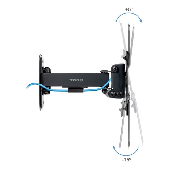 TooQ LP1343TN-B Soporte de Pared Extensible para TV de 13-43" VESA 200 Max 20kg Negro