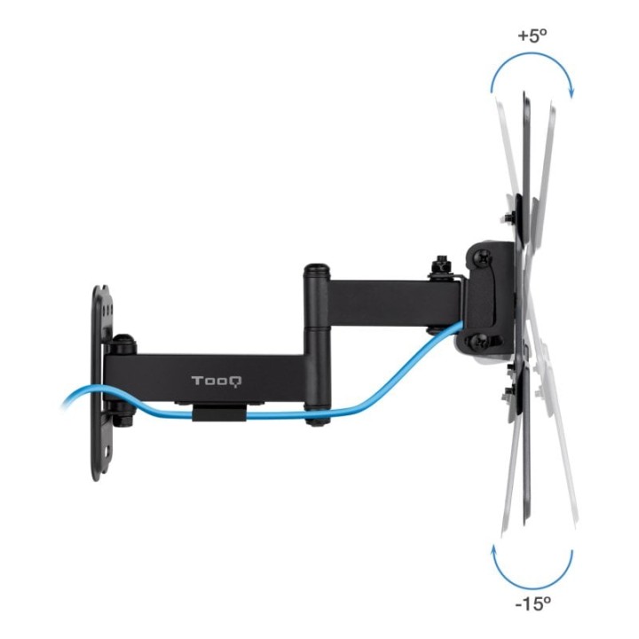 TooQ LP1344TN-B Soporte de Pared Extensible para TV de 13-43" VESA 200 Max 20kg Negro
