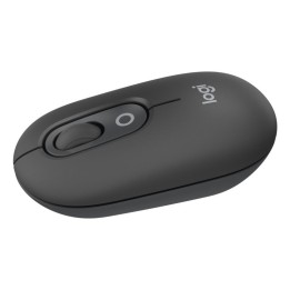 Logitech Pop Mouse Ratón Inalámbrico Compacto con Función de Emojis Personalizables Grafito