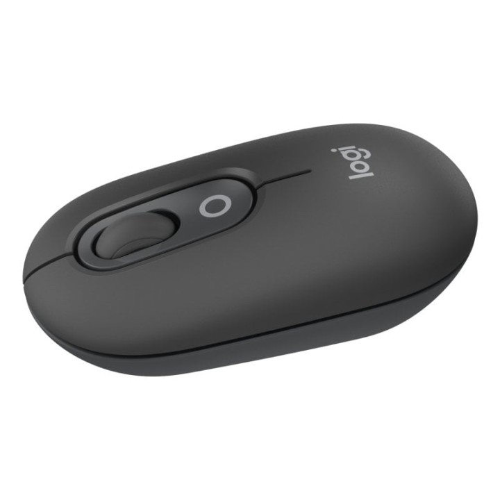 Logitech Pop Mouse Ratón Inalámbrico Compacto con Función de Emojis Personalizables Grafito