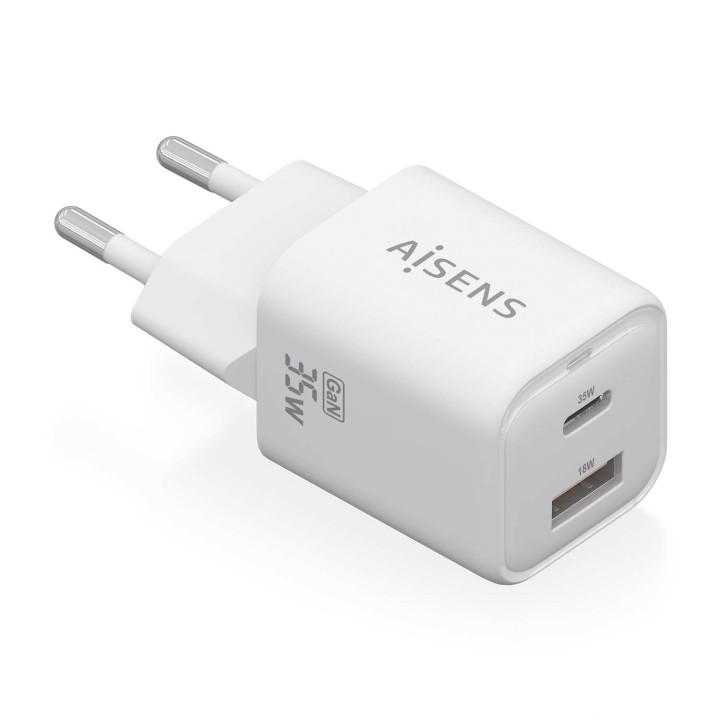 Cargador de Pared AISENS 35W Blanco (ASCH-35W2P024-W)