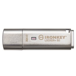Kingston IronKey Locker+ 50 32GB USB 3.0 Plata