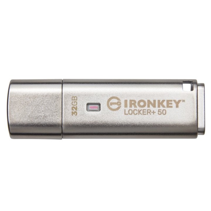 Kingston IronKey Locker+ 50 32GB USB 3.0 Plata