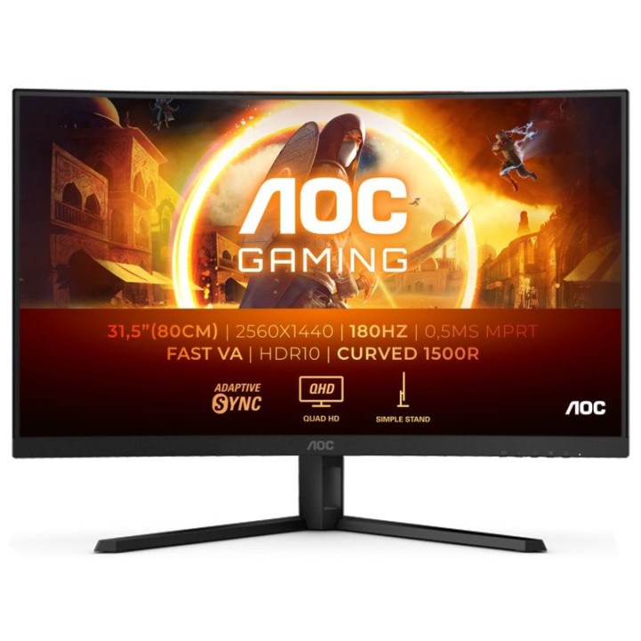 AOC CQ32G4VE 31.5" LED Fast VA QHD 180Hz Curva