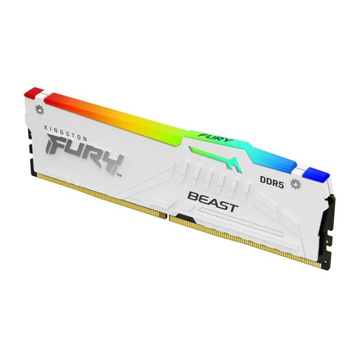 Kingston FURY Beast DDR5 RGB 6000MHz 32GB 2x16GB CL36 AMD EXPO Blanca