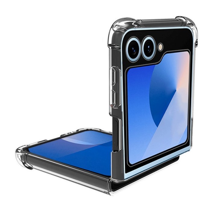 Cool Funda AntiShock Transparente para Samsung Galaxy Z Flip6 (F741) / Galaxy Z Flip7 FE