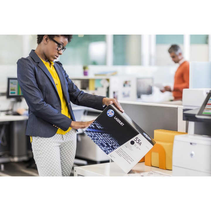 Toner HP LaserJet Pro 55A Negro 6000 páginas (CE255A)