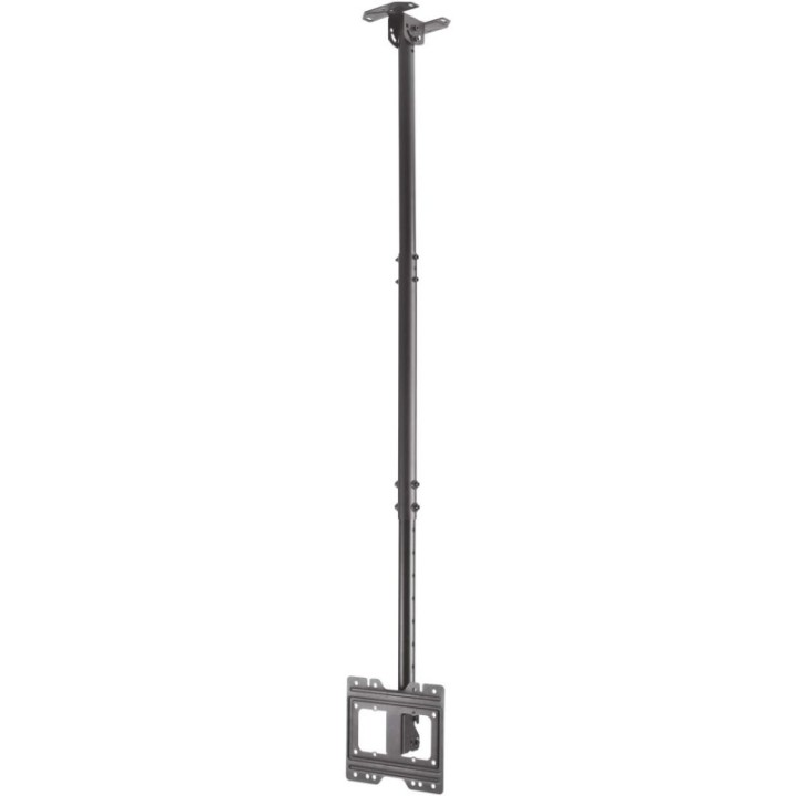 Aisens Soporte de Techo Giratorio Inclinable Extensible para Monitor/TV 50Kg de 23-43" Negro