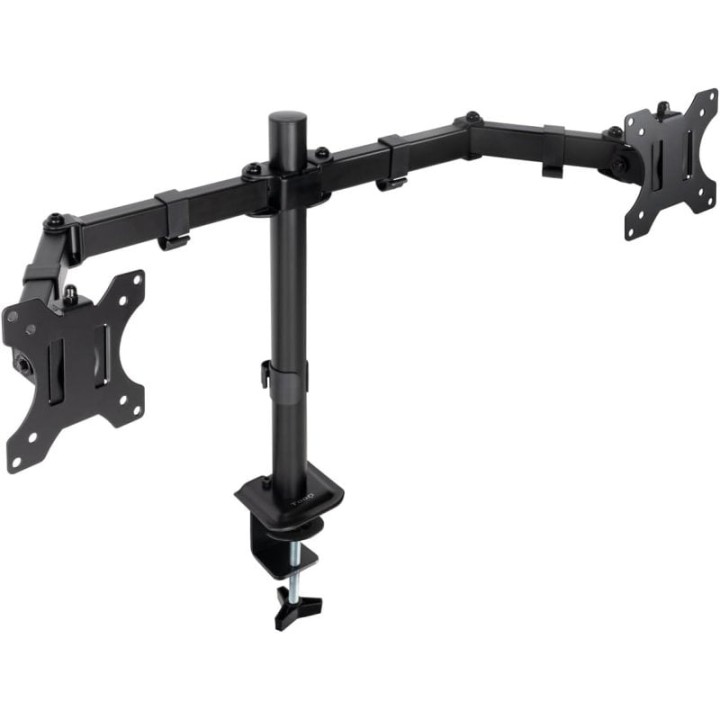 TooQ Soporte de Mesa para 2 Pantallas 17-27" Negro
