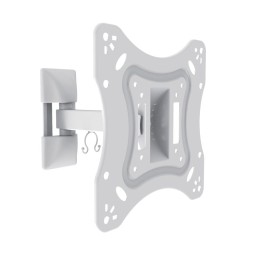 Metronic Soporte TV Pared Inclinable/Orientable/Desplegable VESA 200x200 28" a 42" hasta 20Kg Blanco