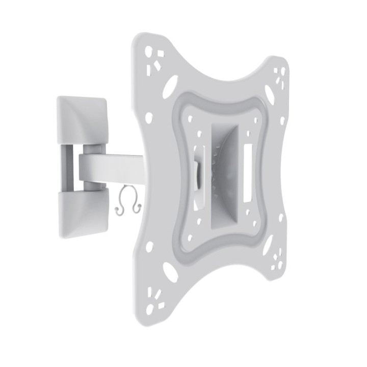 Metronic Soporte TV Pared Inclinable/Orientable/Desplegable VESA 200x200 28" a 42" hasta 20Kg Blanco