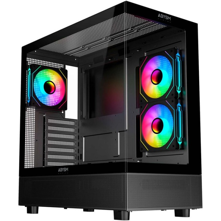 Abysm Danube Sava H400 Prime ARGB Cristal Templado USB-C 3.2 Negra