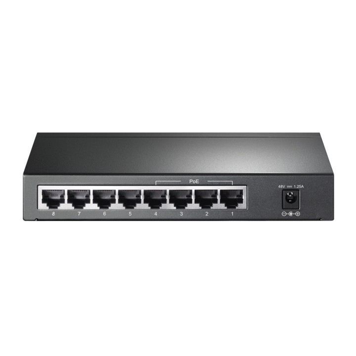 Switch TP-Link 8xRJ45 10/100/1000 PoE Negro(TL-SG1008P)