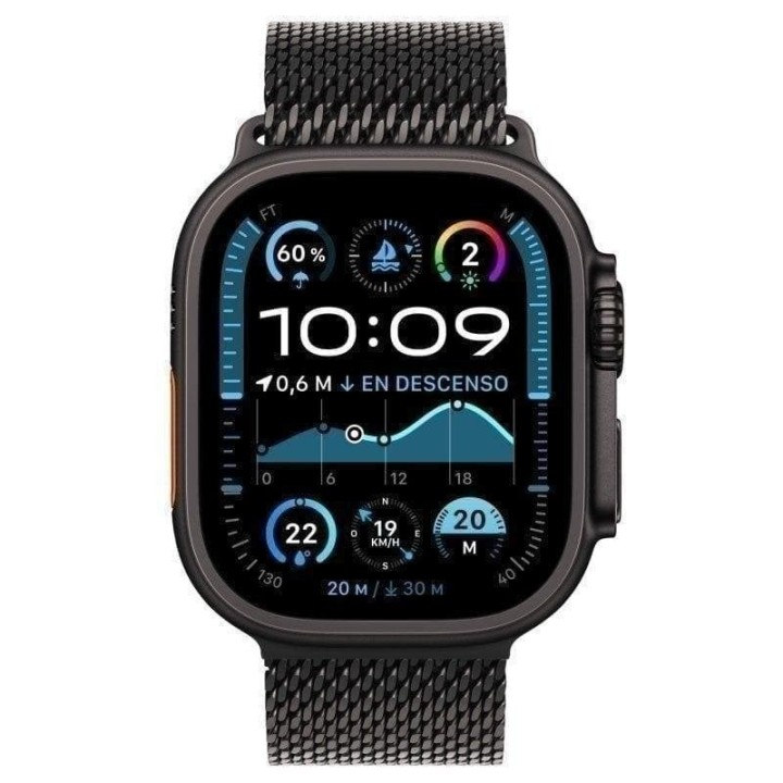 Apple Watch Ultra 2 GPS + Cellular 49mm Retina OLED Negra L Resistencia Agua 100m IP6X SpO2 Pulsómetro