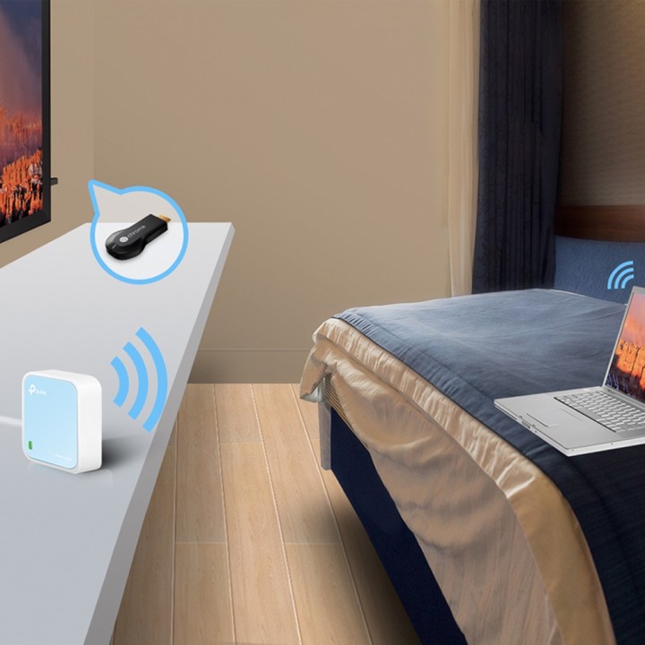Router Portátil TP-Link USB WiFi Ethernet (TL-WR802N)