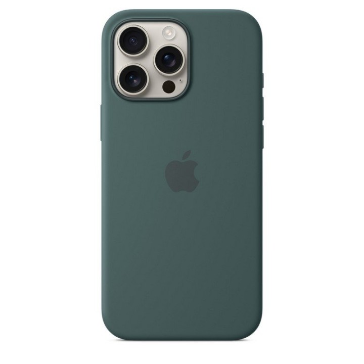 Apple Funda de Silicona con MagSafe Verde Lago para iPhone 16 Pro Max