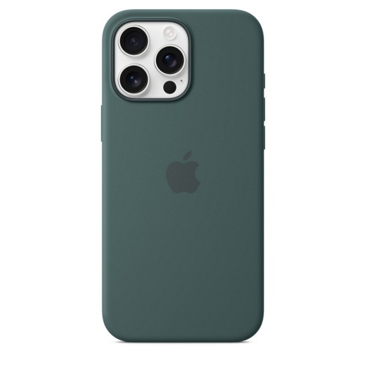 Apple Funda de Silicona con MagSafe Verde Lago para iPhone 16 Pro Max