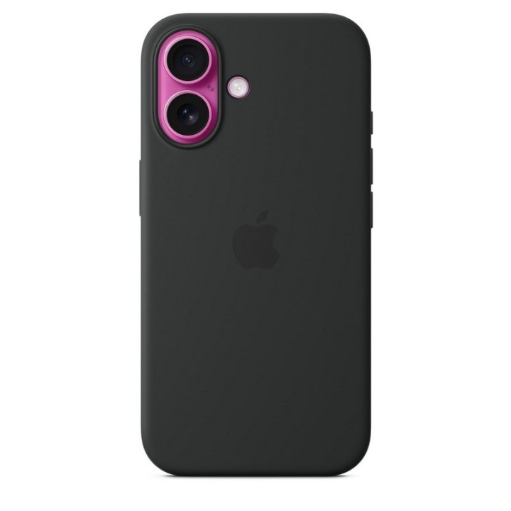 Apple Funda de Silicona con MagSafe Negra para iPhone 16