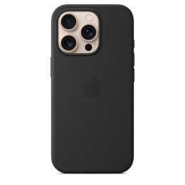 Apple Funda de Silicona con MagSafe Negra para iPhone 16 Pro